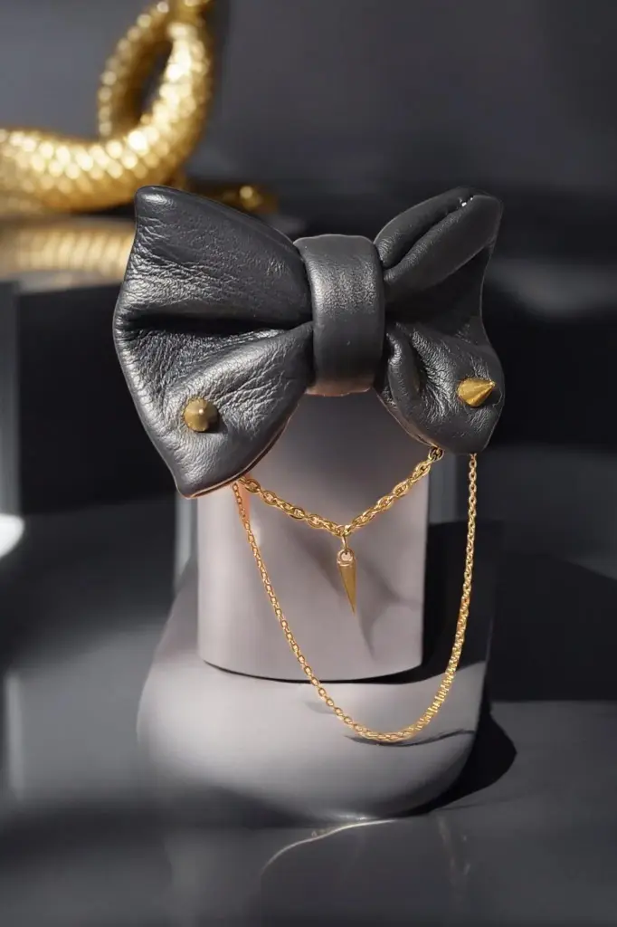 Choker Noeud Papillon Distinction Noir